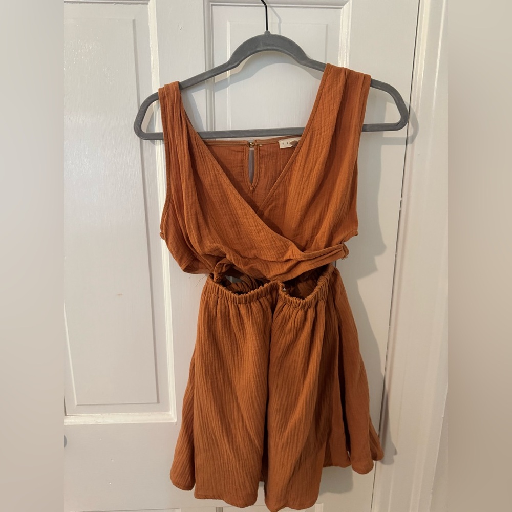 Promesa Rust Orange Romper